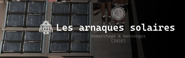 les arnaques solaires